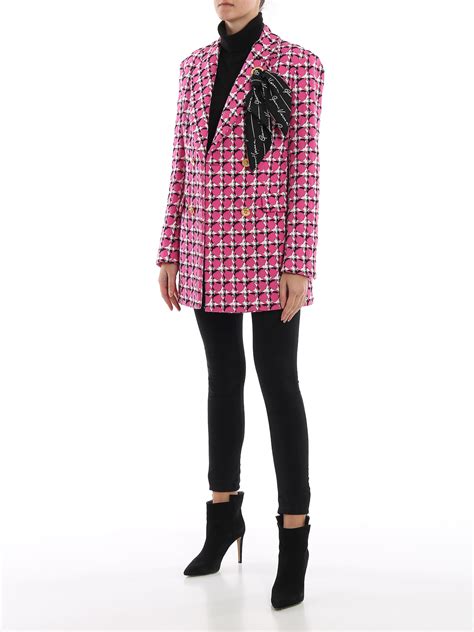 vintage versace tweed blazer womens|versace dresses for sale.